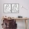 Stupell Industries Minimalist Female Figure 2 pc Framed Giclee Wall Art Set Design by Cat Thurman Designs